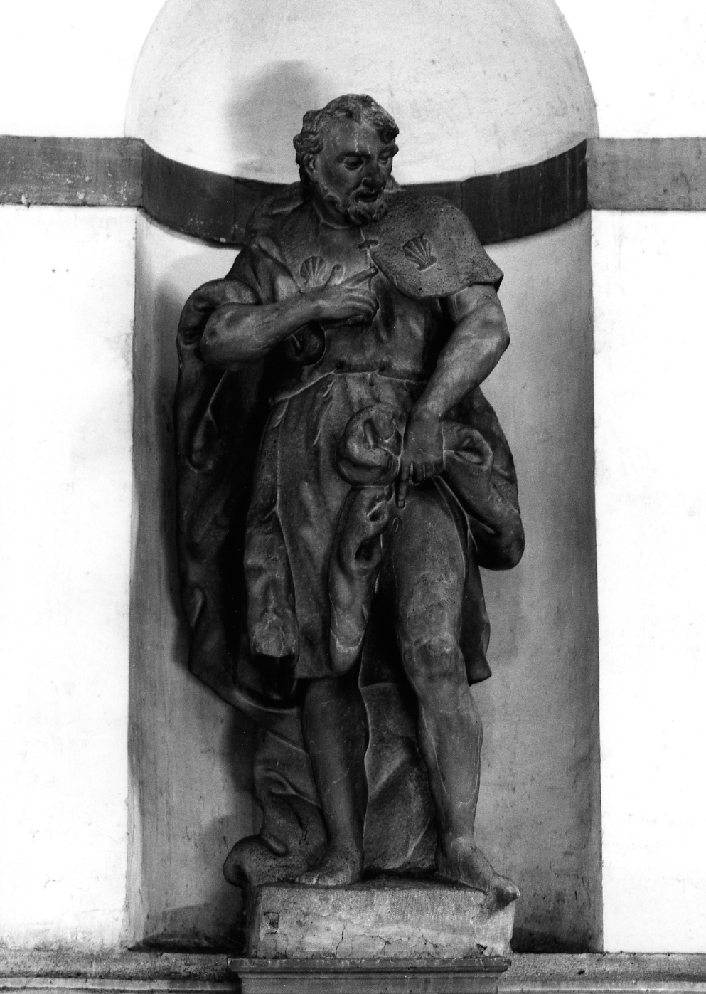 San Rocco (statua) di Ruer Tommaso (sec. XVII)