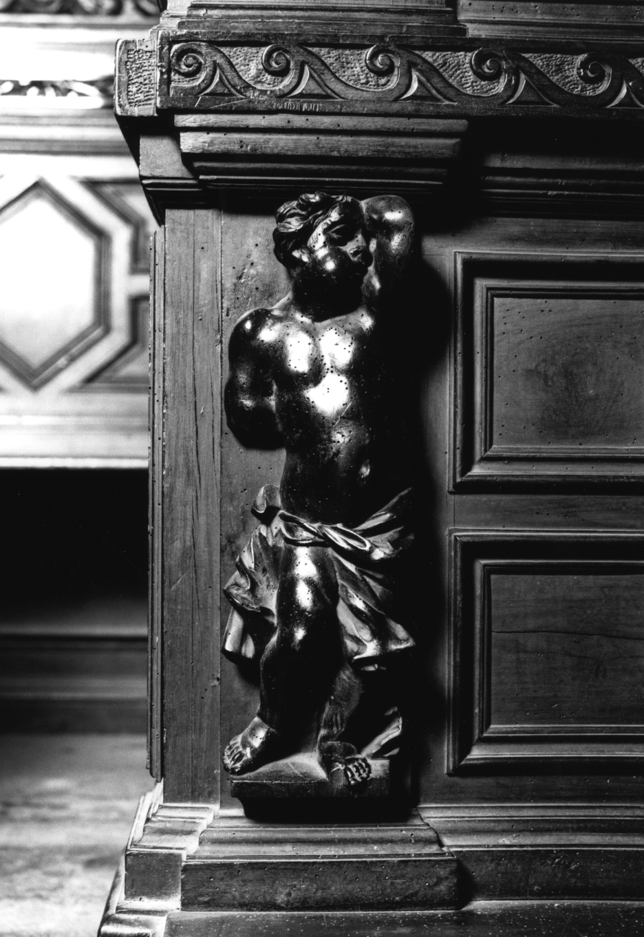 putto (cariatide, elemento d'insieme) di De Brule A (sec. XVII)