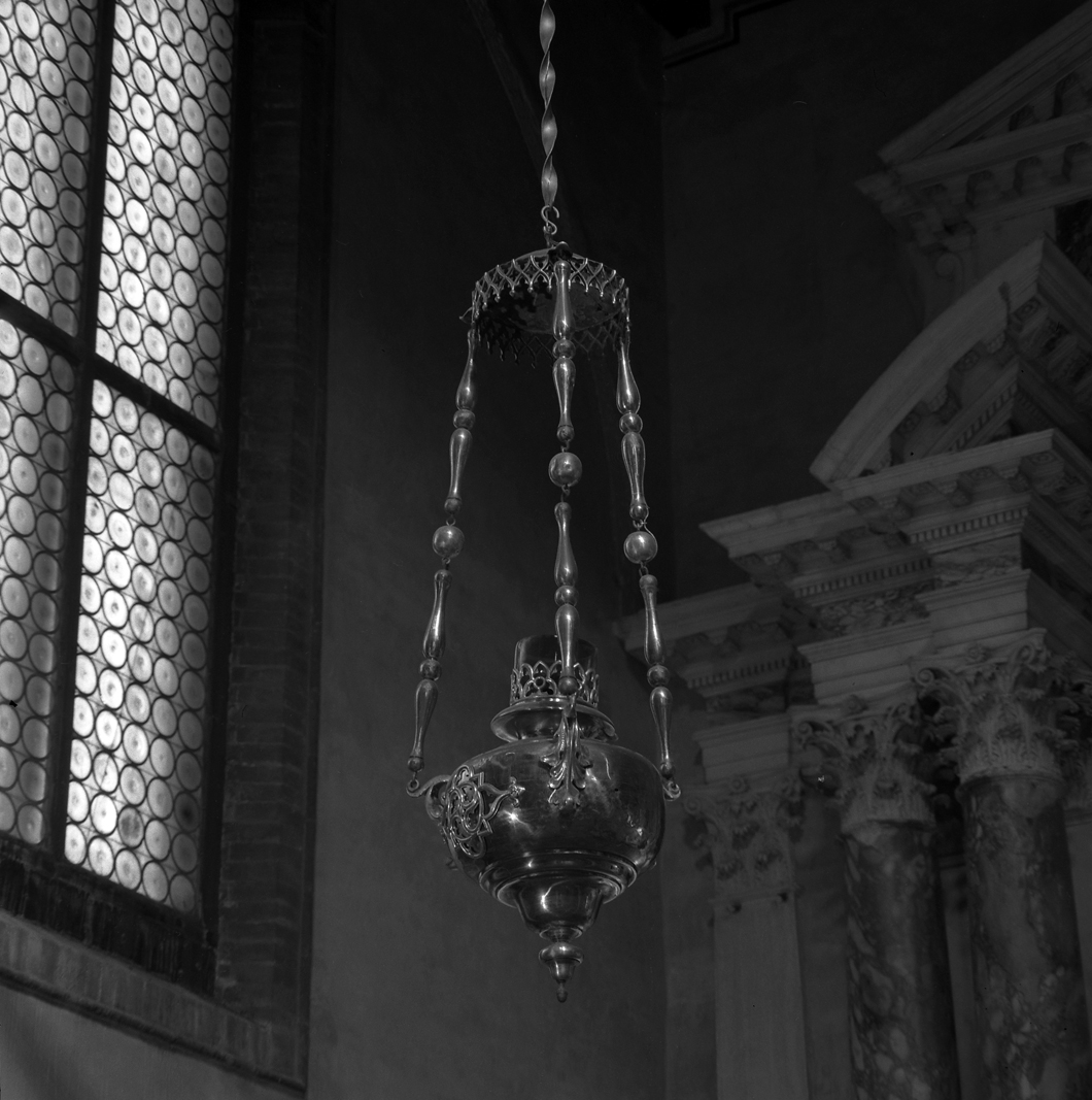 lampada pensile - ambito veneto (fine sec. XIX)