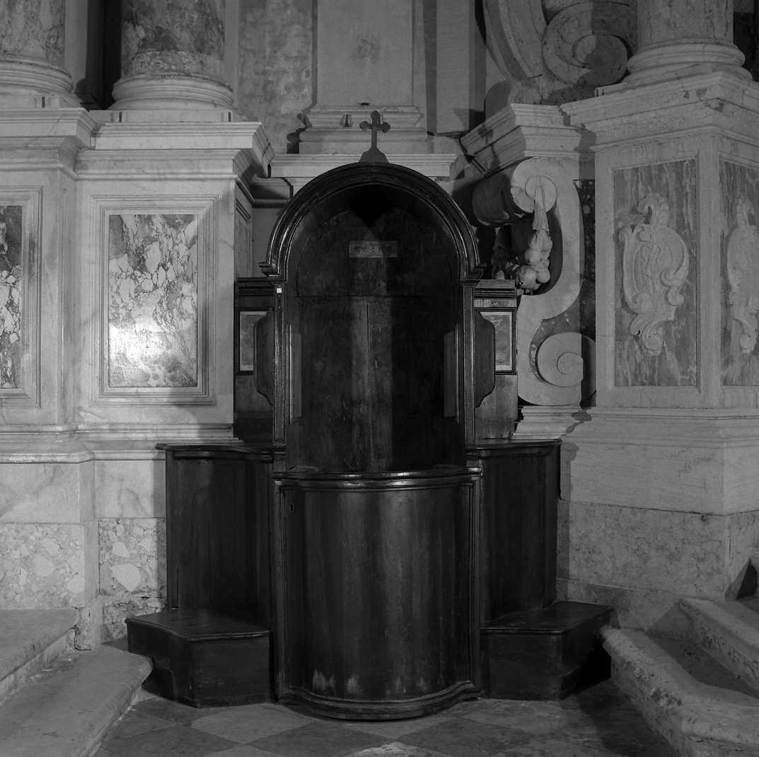 confessionale - ambito veneto (fine/inizio secc. XVIII/ XIX)