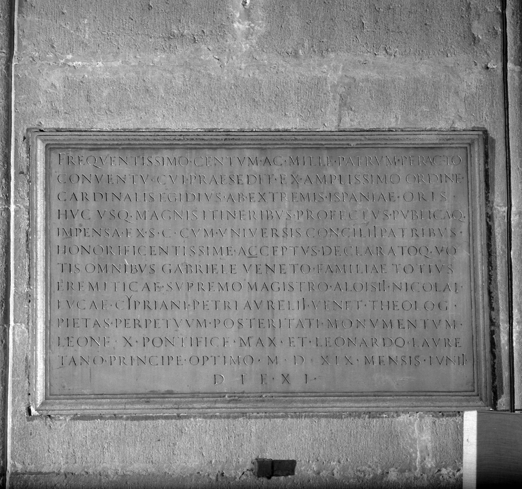 lapide - ambito veneto (sec. XVI)