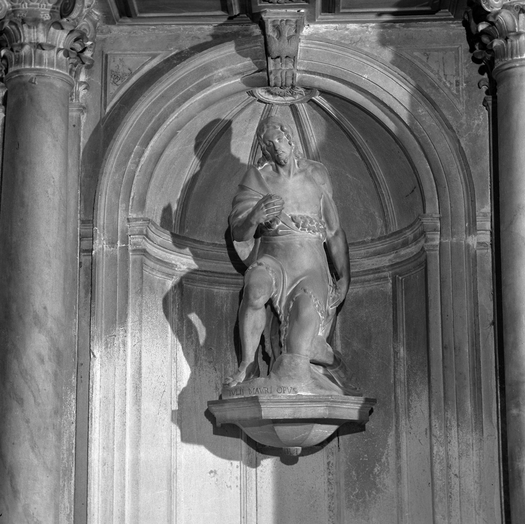 San Giovanni Battista (statua, elemento d'insieme) di Del Moro Giulio (fine sec. XVI)