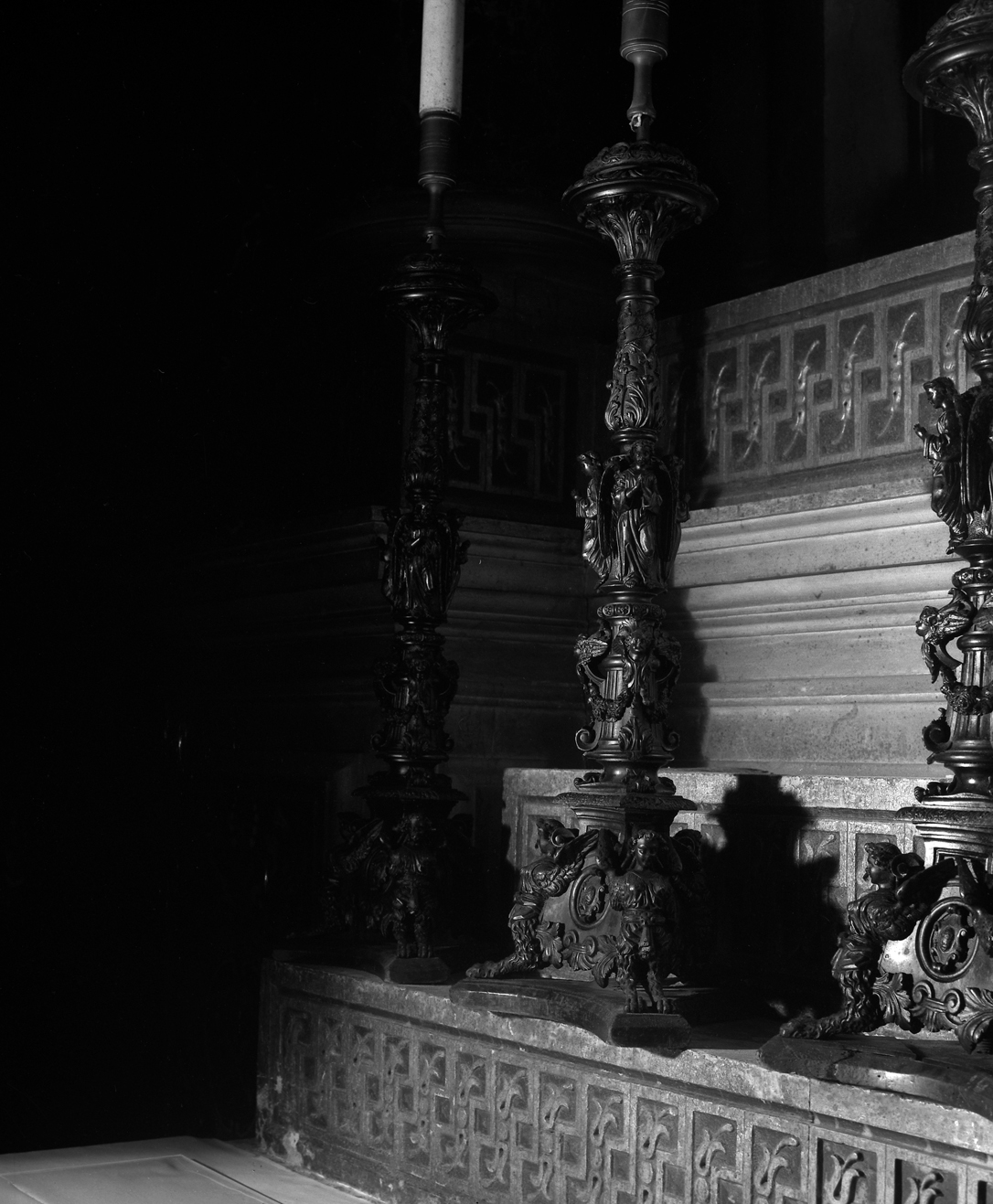 candelabro di Vittoria Alessandro (scuola) (seconda metà sec. XVI)