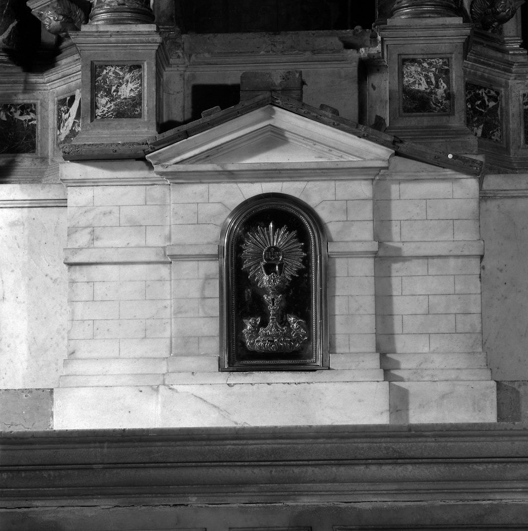 tabernacolo - a tempietto, elemento d'insieme di Del Moro Giulio (sec. XVII)