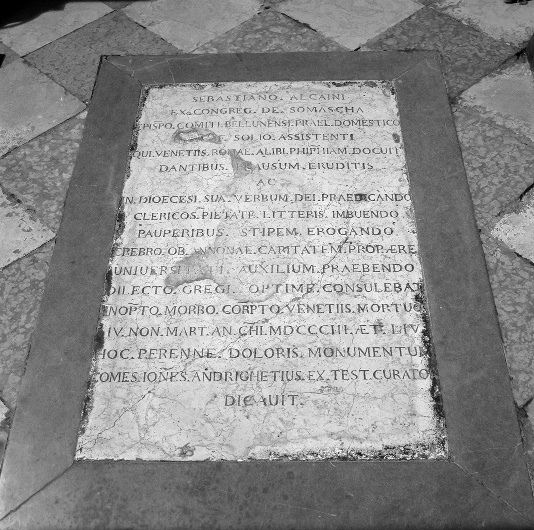 lapide tombale - ambito veneto (sec. XIX)