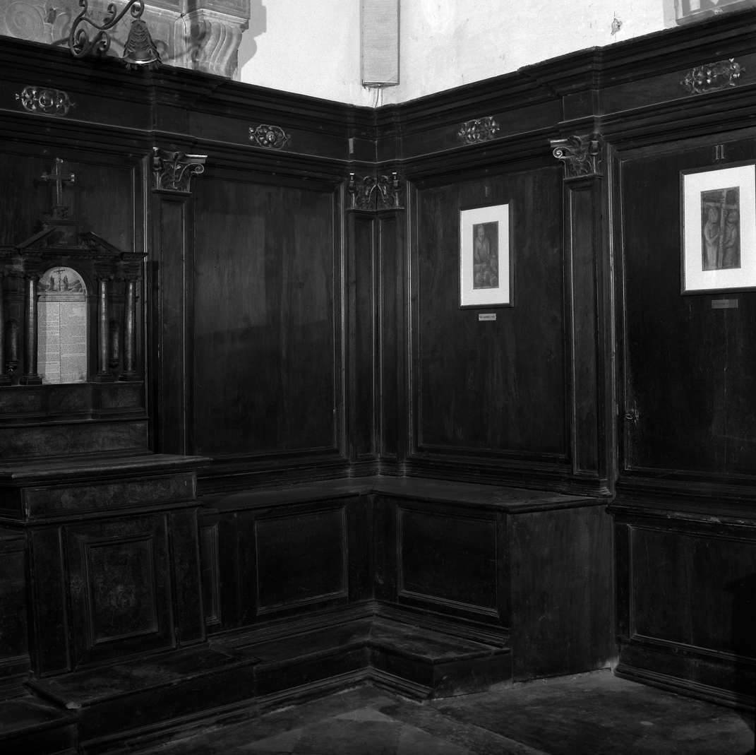 stallo, elemento d'insieme - ambito veneto (primo quarto sec. XVI)