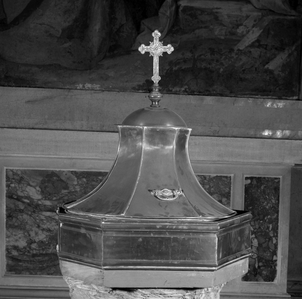 fonte battesimale - ambito veneziano (sec. XVIII)
