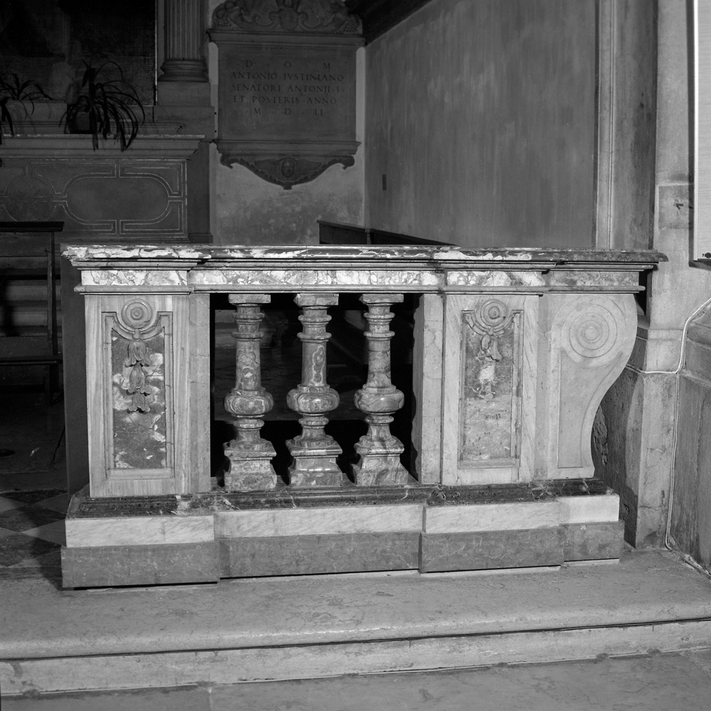 balaustrata - ambito veneziano (sec. XVI)