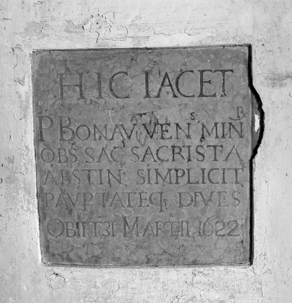lapide - ambito veneziano (sec. XVII)