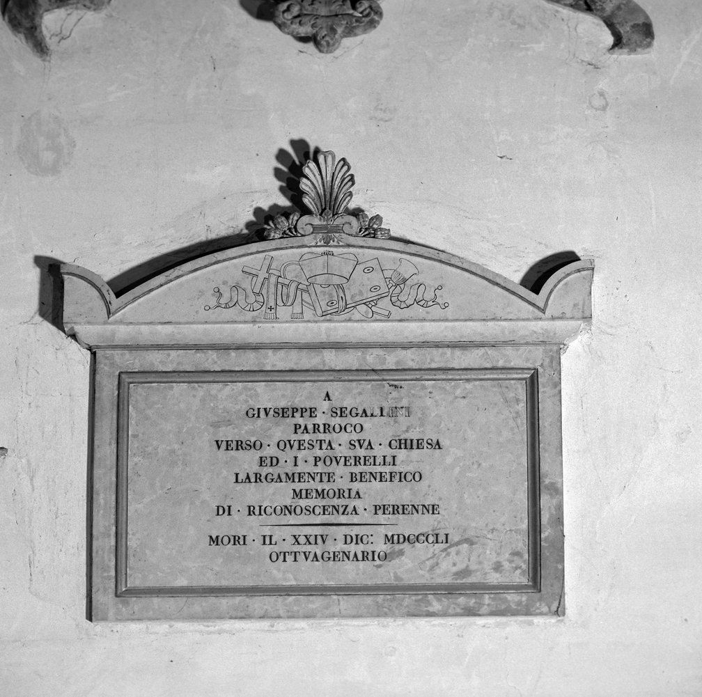 lapide - ambito veneziano (sec. XIX)