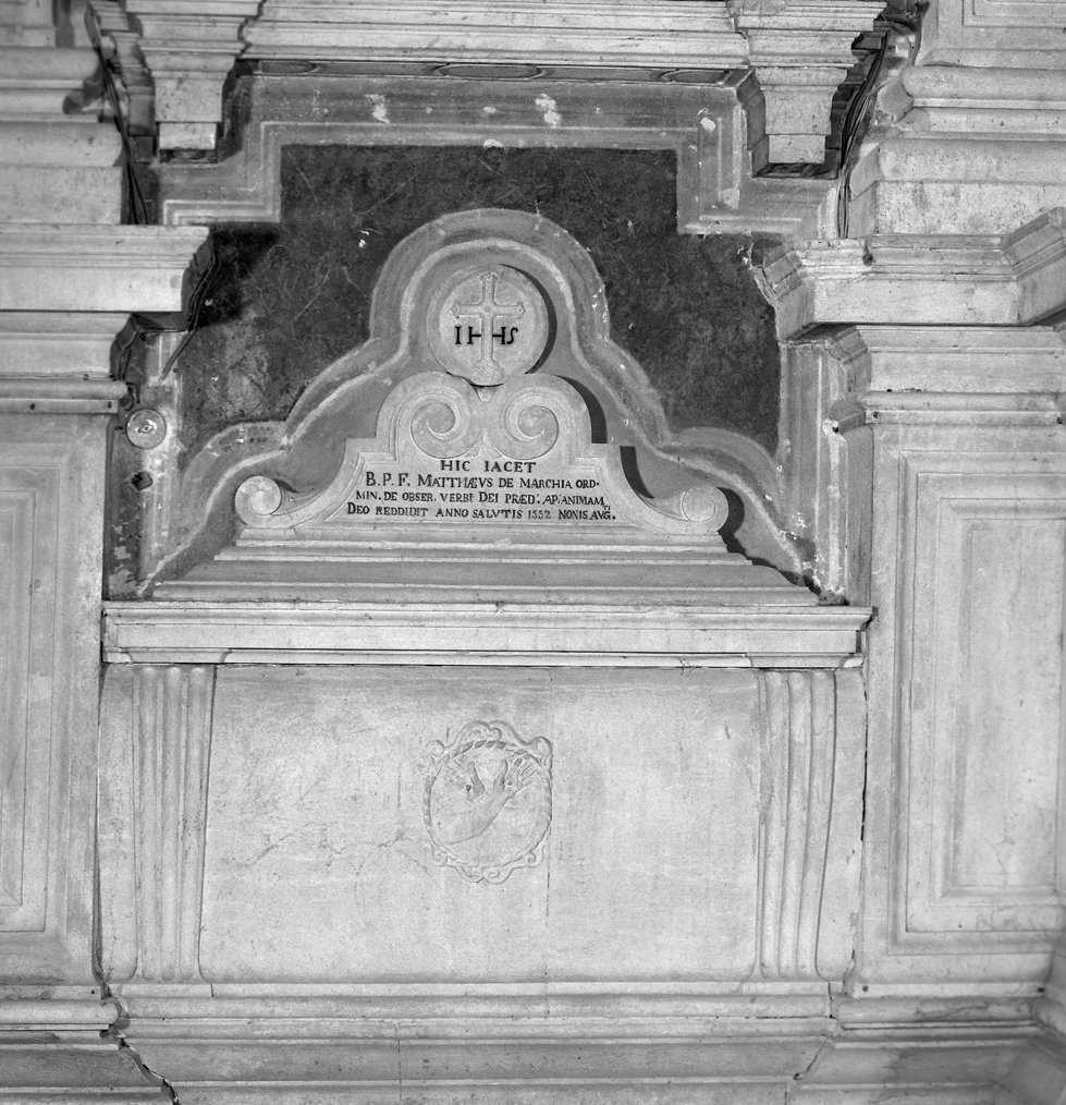 monumento funebre - ambito veneto (sec. XVI)