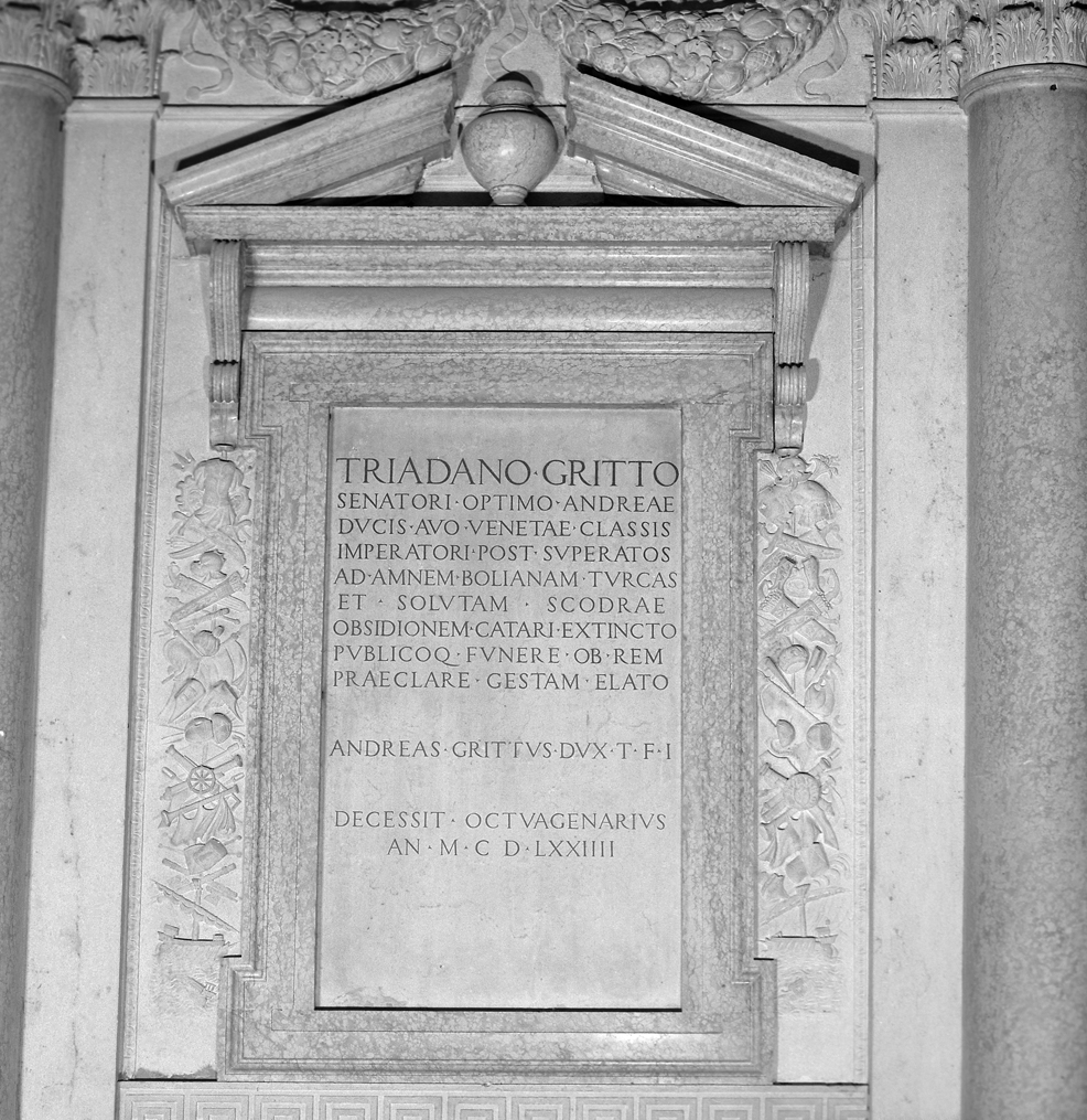 lapide - ambito veneziano (sec. XVI)