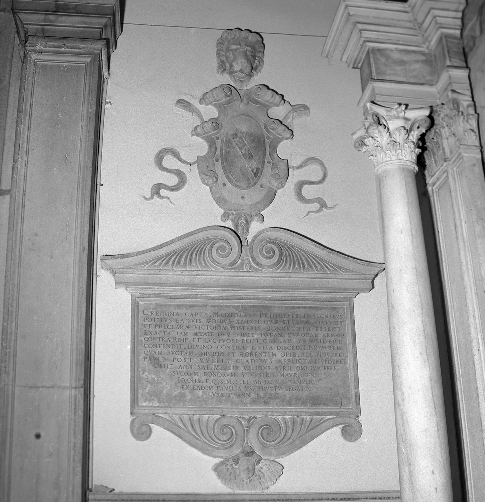 lapide tombale - ambito veneziano (sec. XVI)