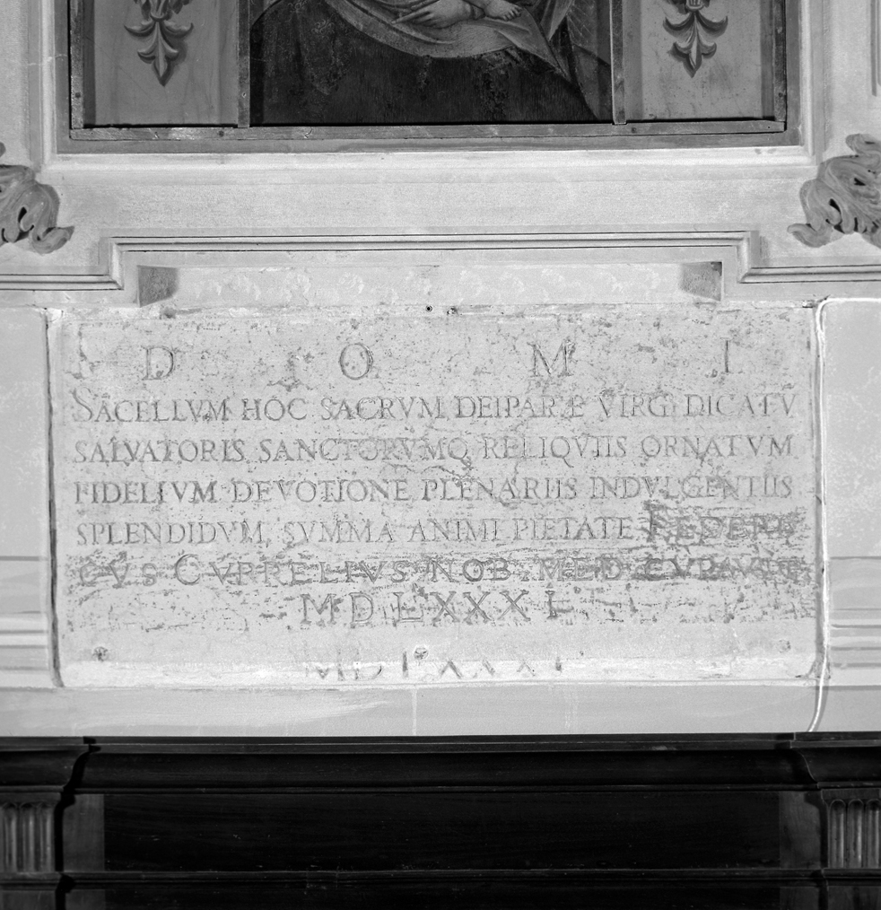 lapide - ambito veneziano (sec. XVI)