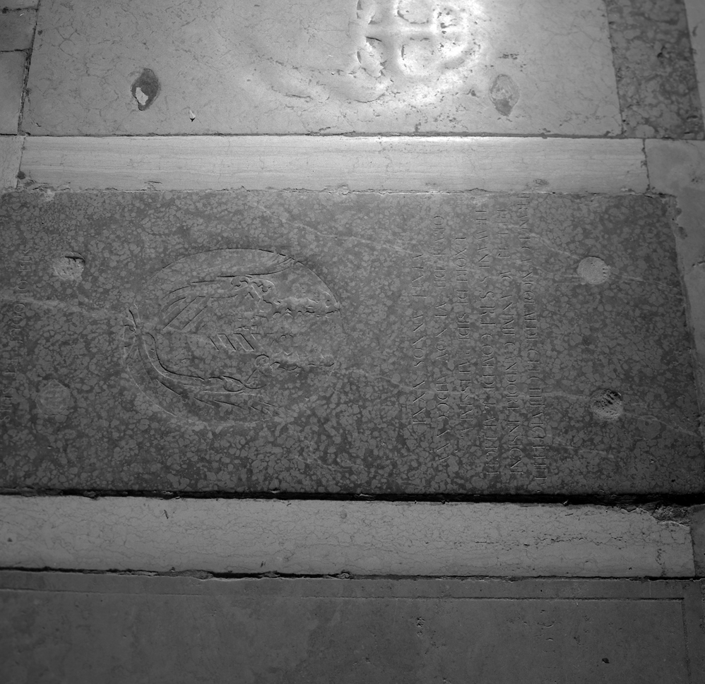 lastra tombale - ambito veneziano (sec. XVIII)