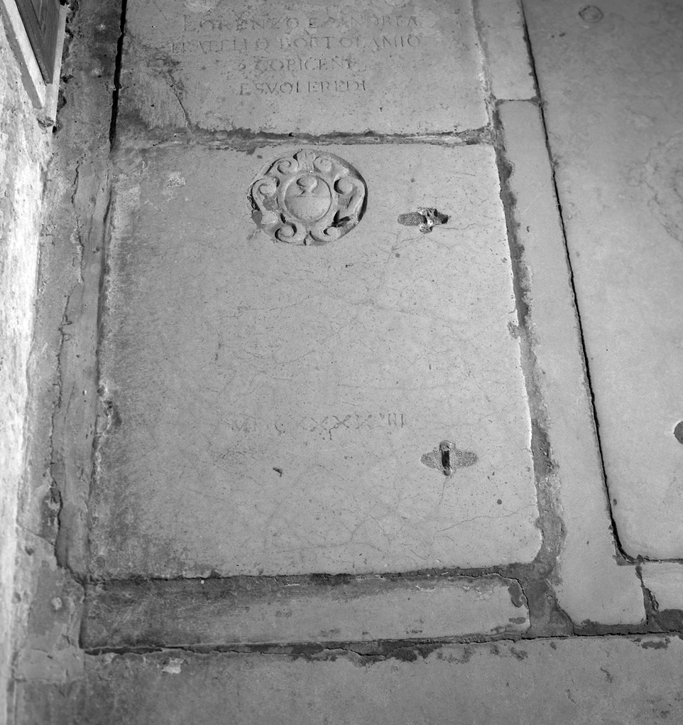 lastra tombale - ambito veneziano (sec. XVII)