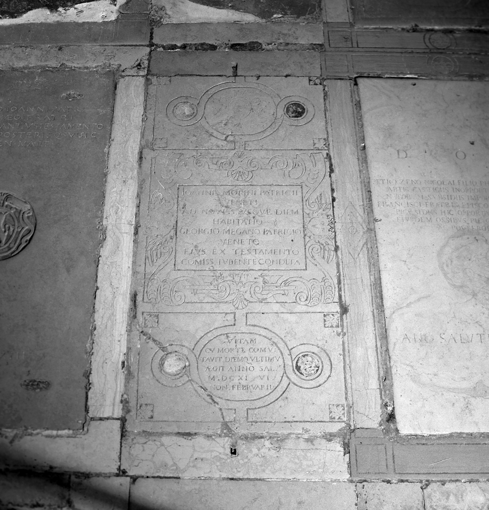 lastra tombale - ambito veneziano (sec. XVII)