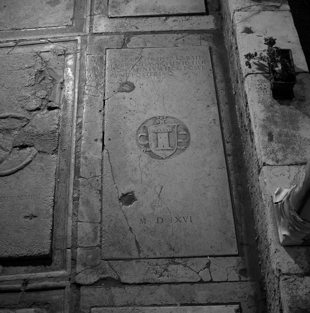 lastra tombale - ambito veneto (sec. XVI)