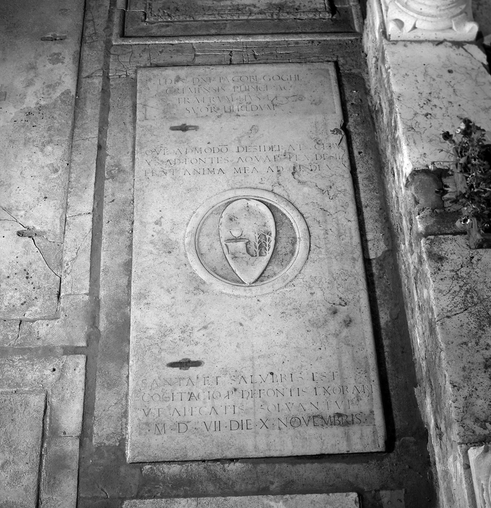 lastra tombale - ambito veneto (sec. XVI)