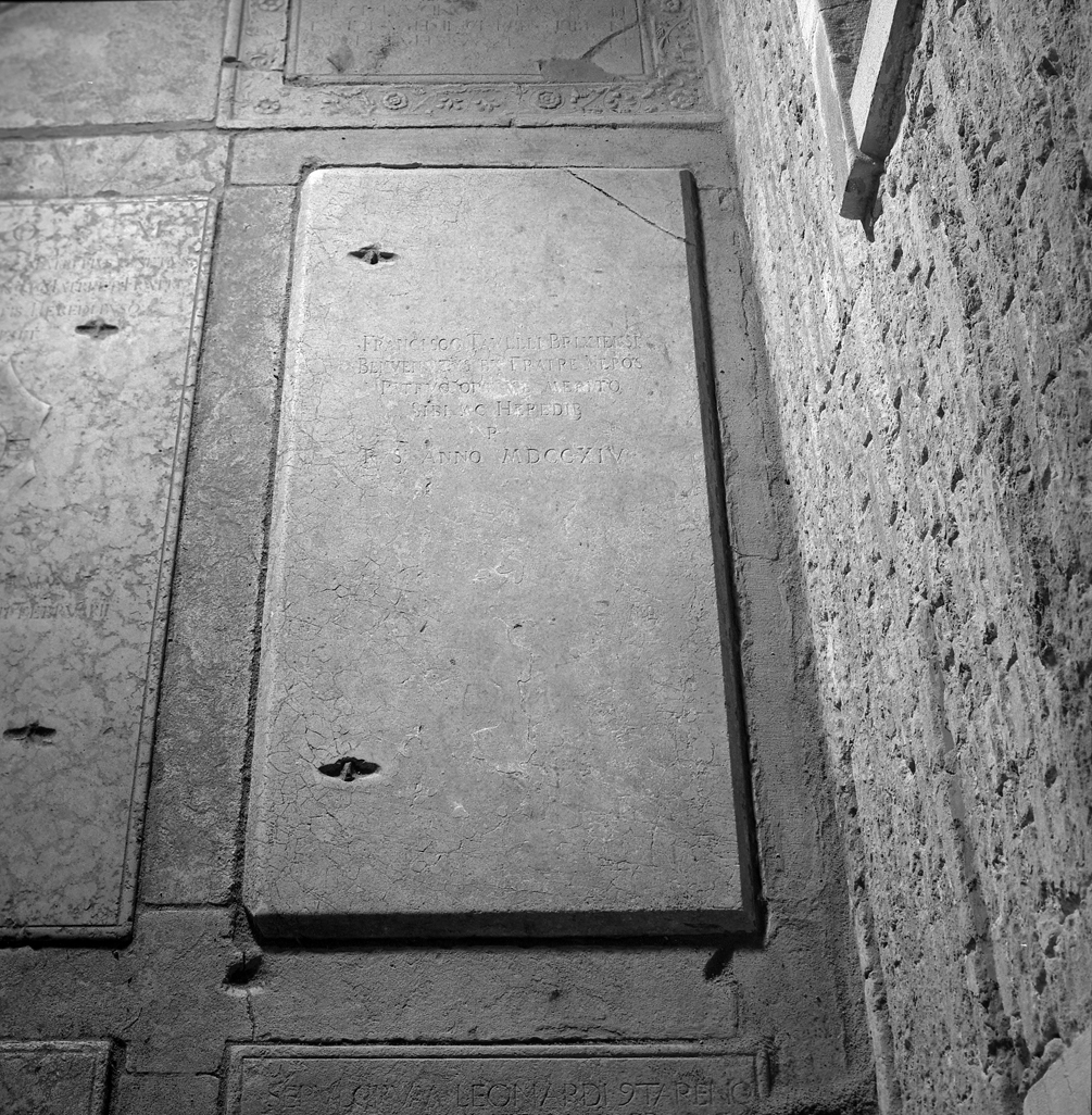 lastra tombale - ambito veneto (sec. XVIII)