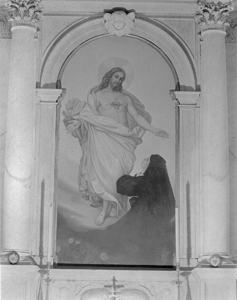 apparizione di Cristo a santa monaca (dipinto) di Ciseri Antonio (sec. XIX)