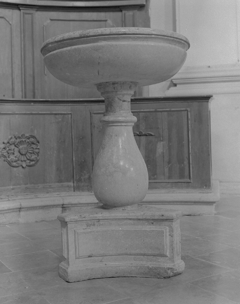 acquasantiera - ambito veneto (fine sec. XVIII)