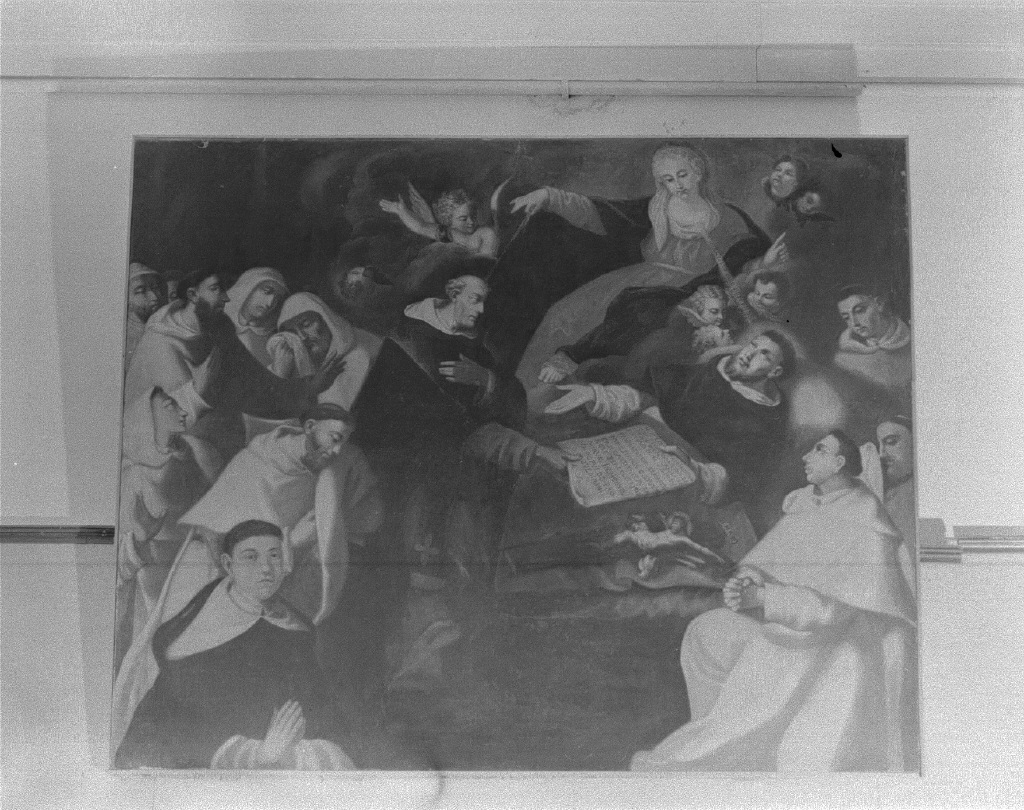 San Domenico morente (dipinto) - ambito veneto (prima metà sec. XVII)