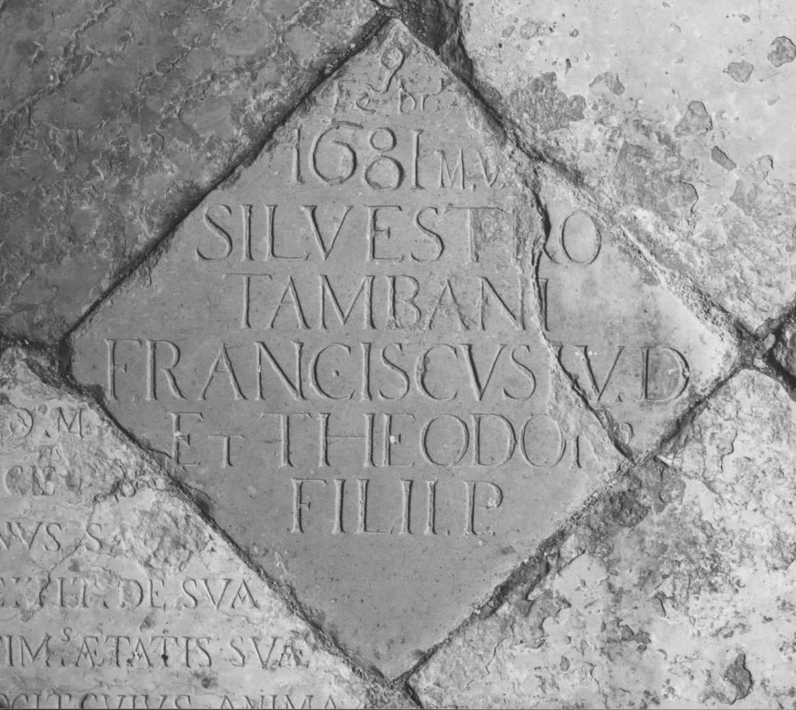 lapide tombale - ambito veneto (sec. XVII)