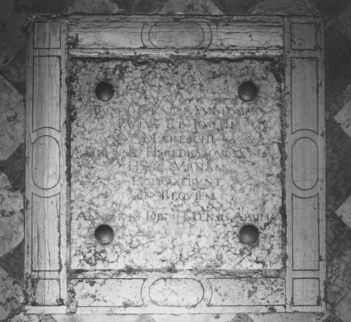 lapide - ambito veneto (sec. XVIII)