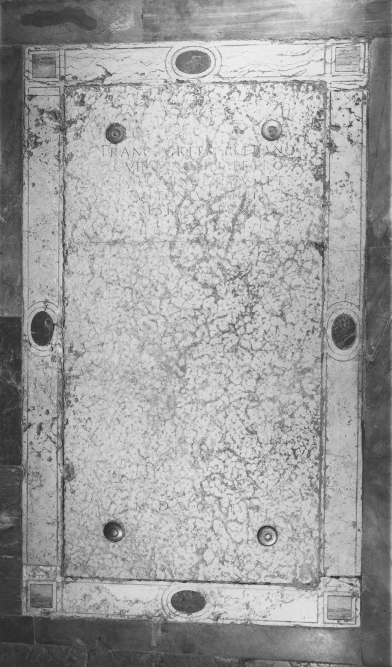 lapide - ambito veneto (sec. XVI)