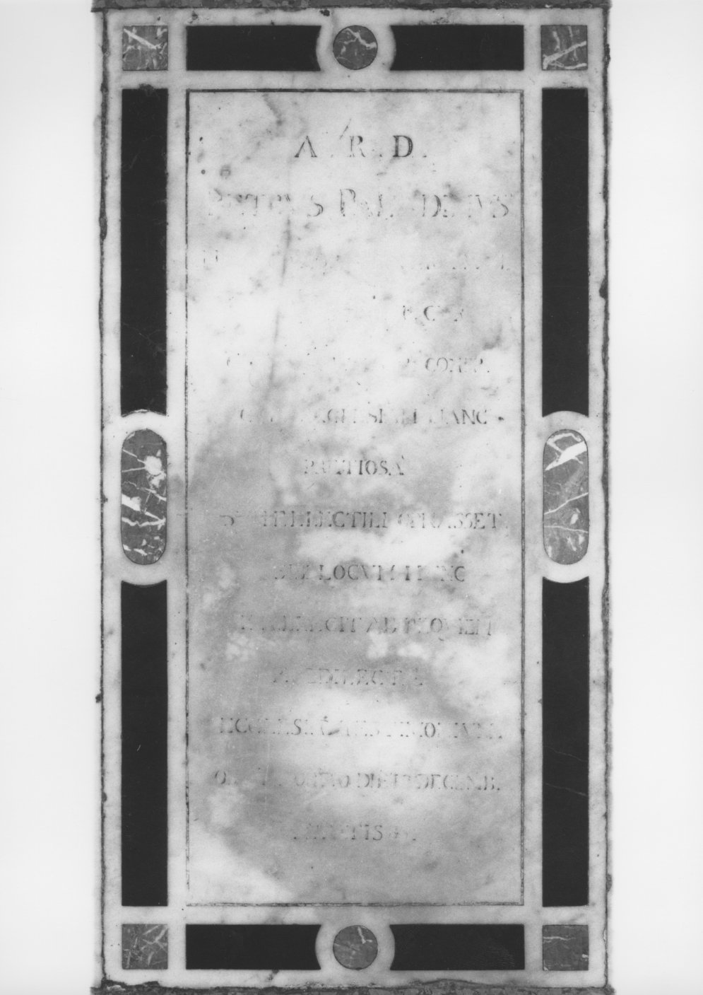 lapide - ambito veneto (sec. XVIII)