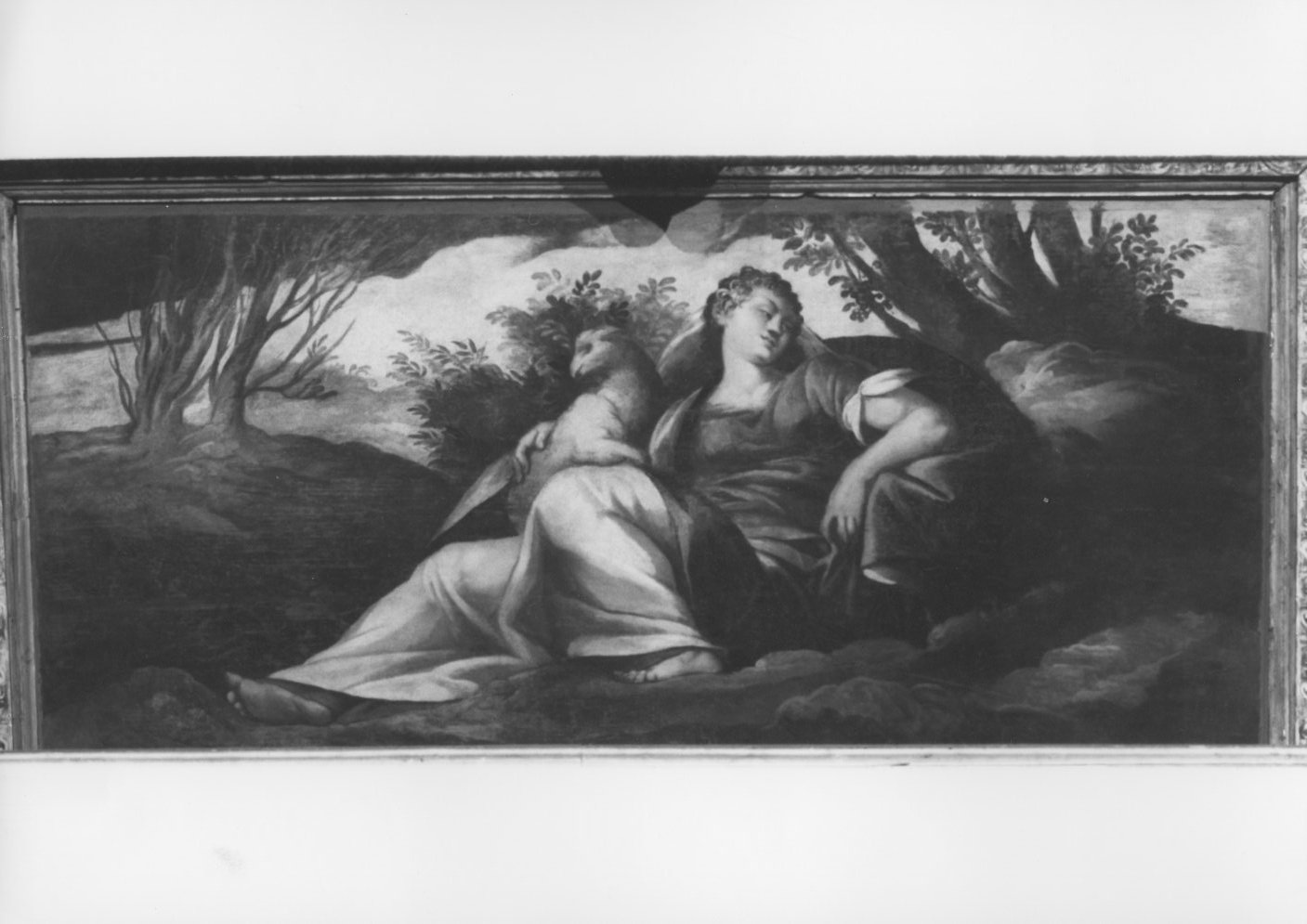 La Pazienza (?) (dipinto, ciclo) di Corona Leonardo detto Leonardo da Murano (ultimo quarto sec. XVI)