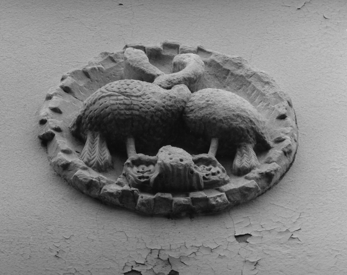 motivo decorativo zoomorfo (patera) - ambito veneto (sec. XIX)