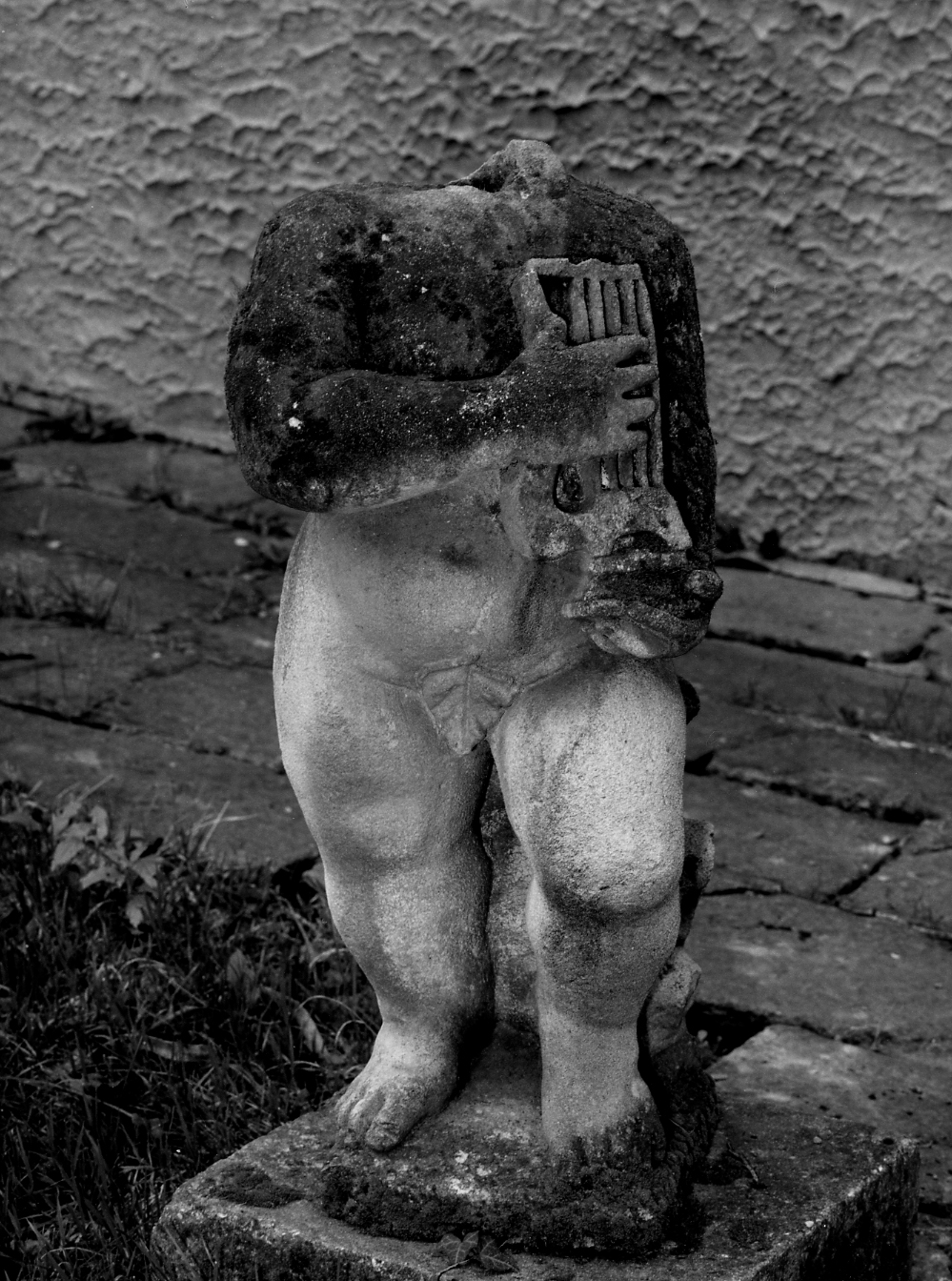 putto con lira (statua) - ambito veneto (sec. XVIII)