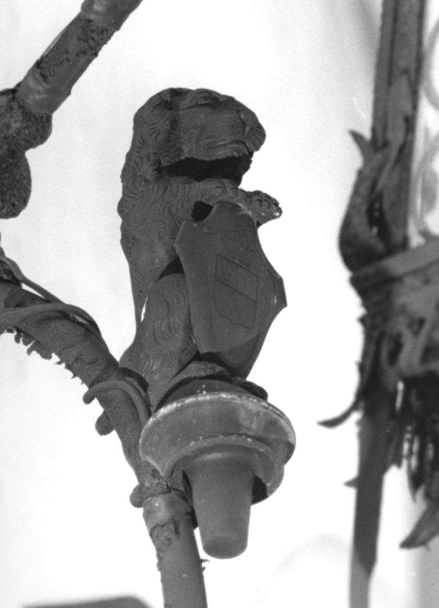 leone (rilievo, elemento d'insieme) - ambito veneto (seconda metà sec. XIX)