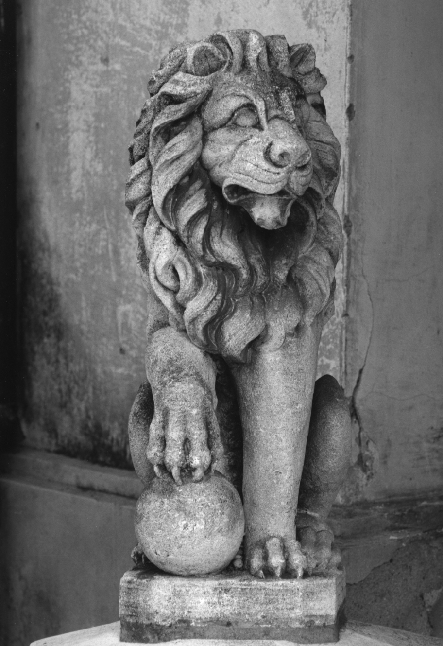 leone (statua) - ambito veneto (sec. XVIII)