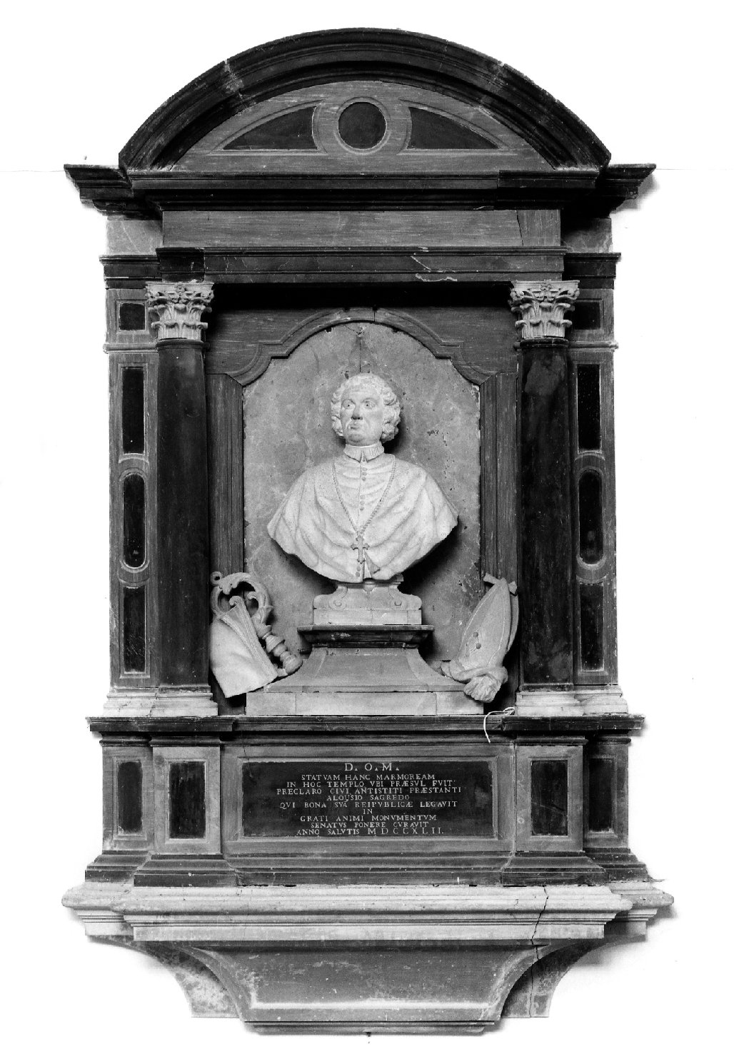 monumento funebre, insieme - ambito veneziano (sec. XVIII)