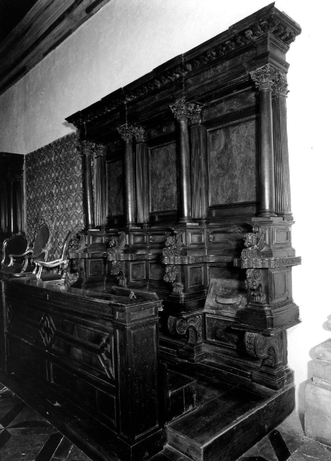 stalli del coro - bottega veneta (sec. XVIII)