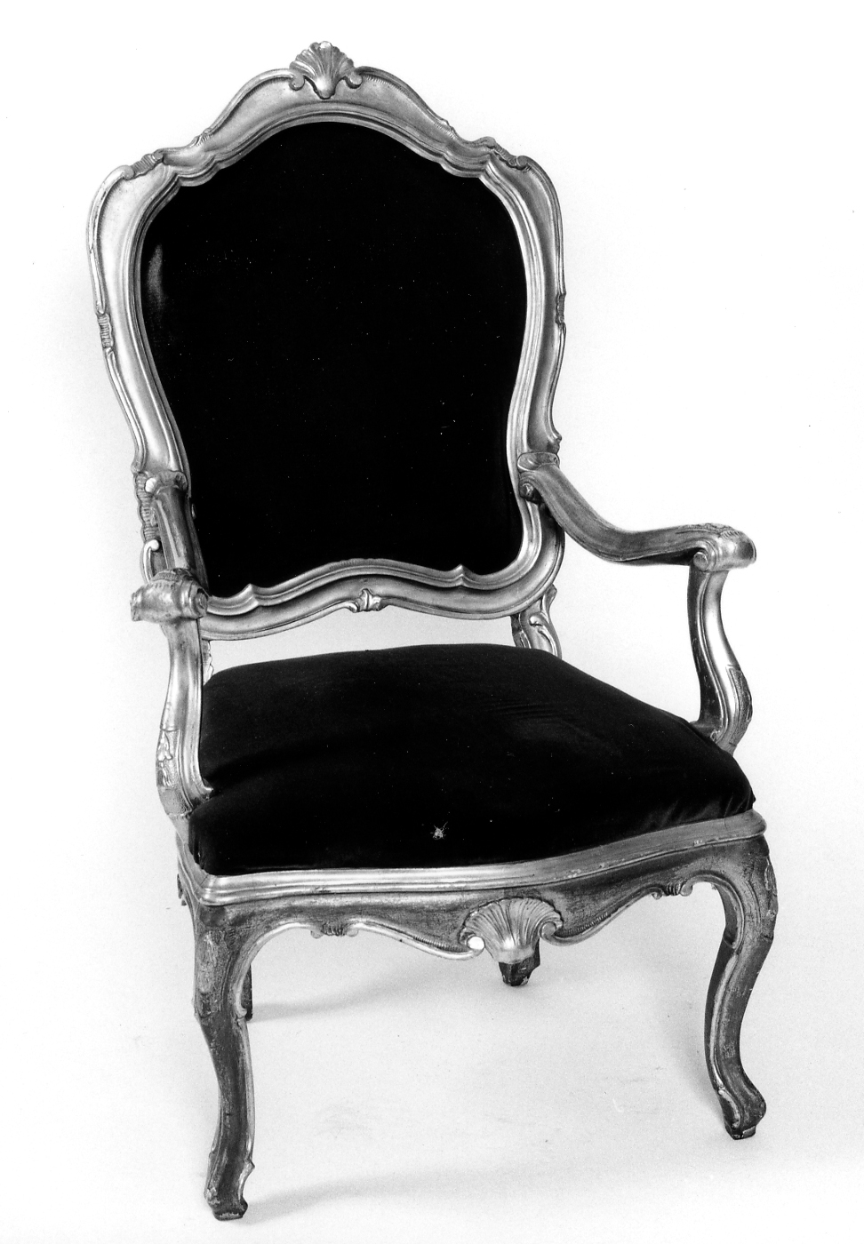 sedia, elemento d'insieme - bottega veneta (sec. XVIII)