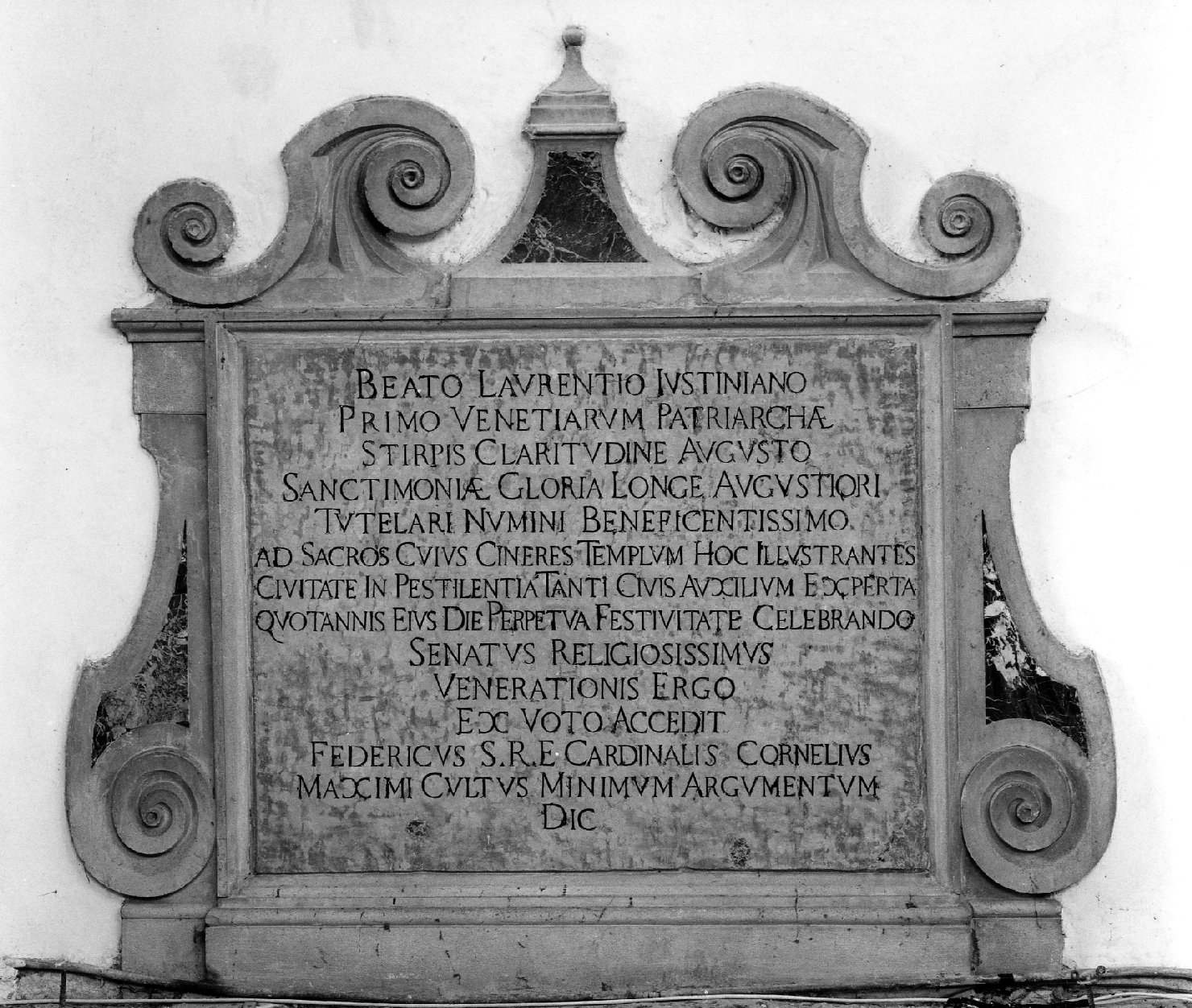 lapide - ambito veneziano (secc. XVII/ XVIII)