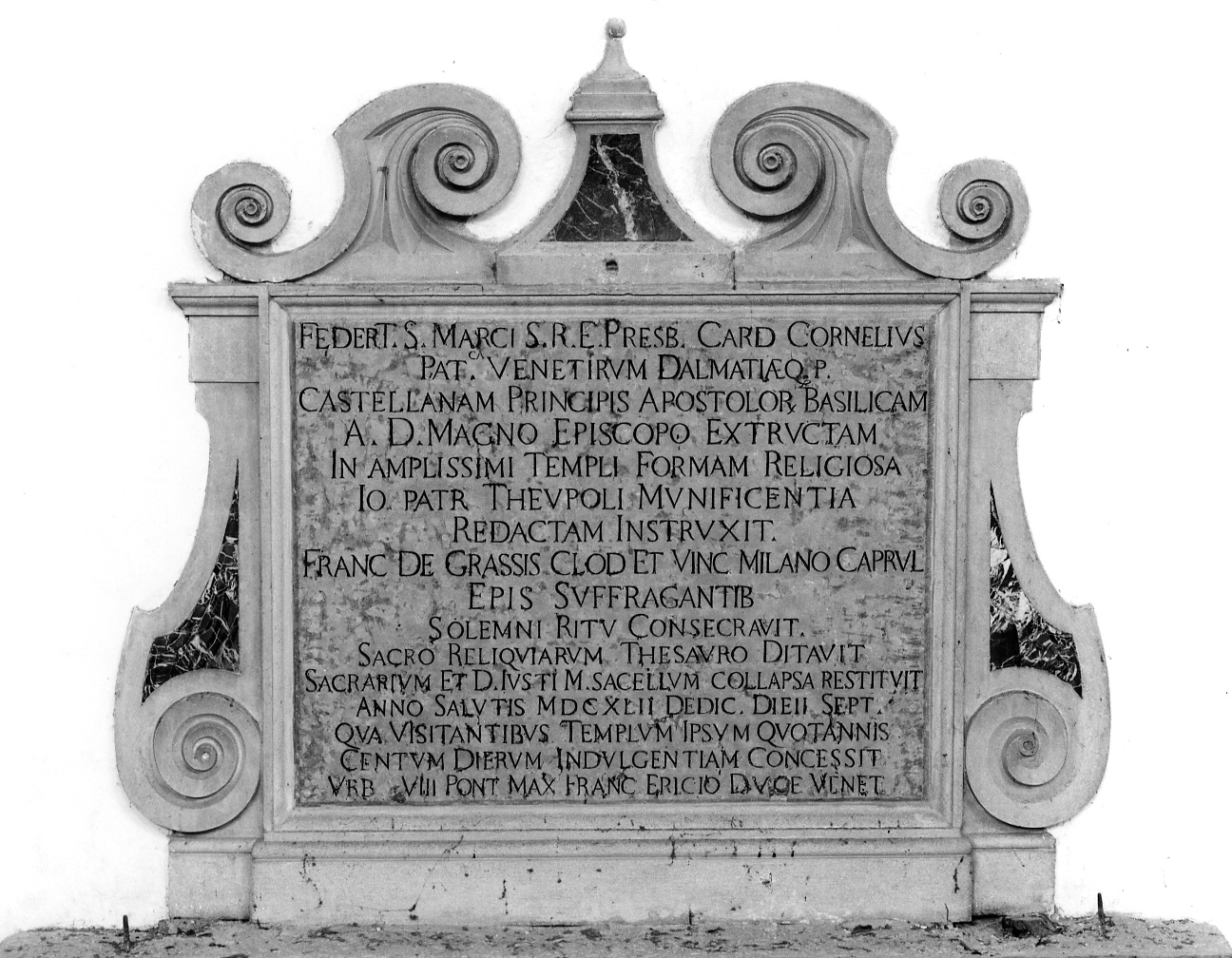 lapide - ambito veneziano (sec. XVII)