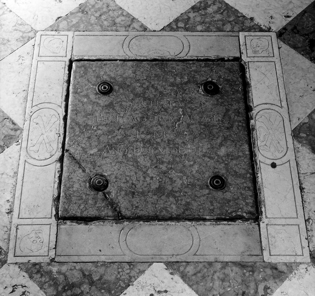 lastra tombale - ambito veneziano (sec. XVII)