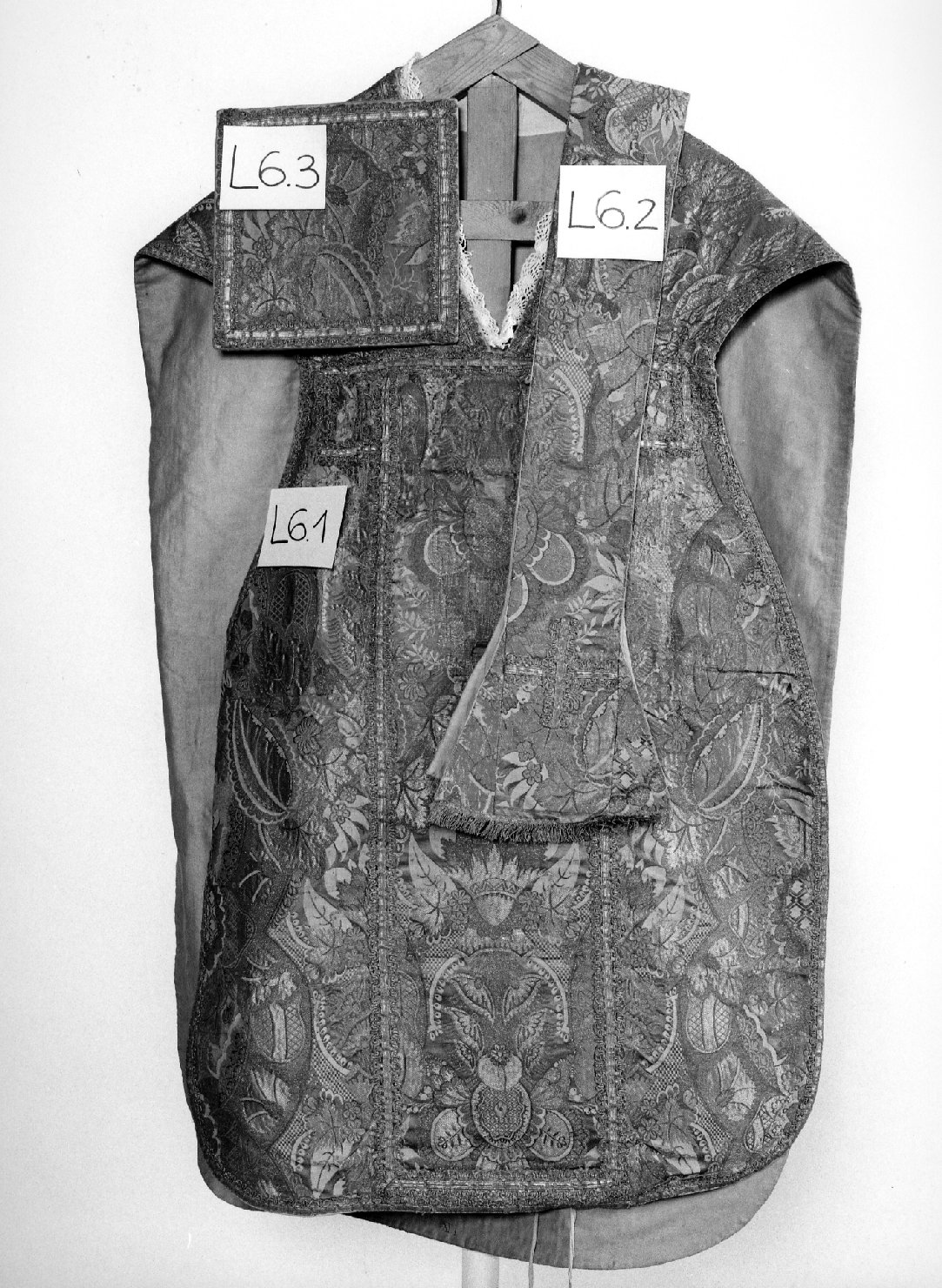 stola, elemento d'insieme - manifattura veneta (sec. XVIII)