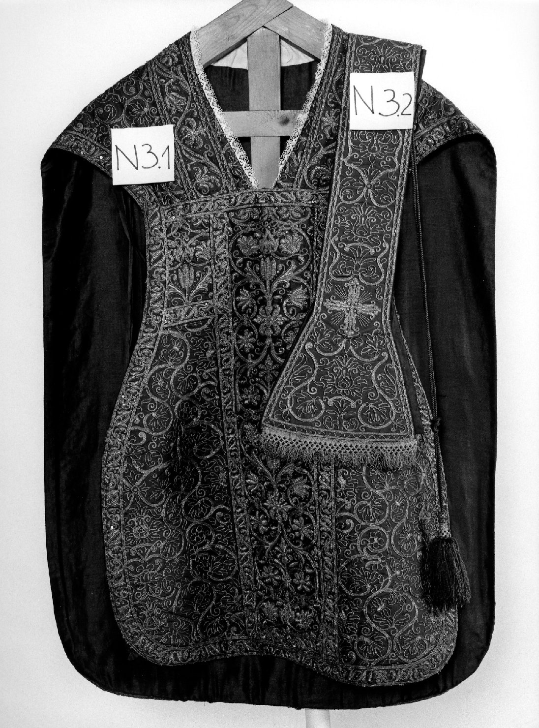 pianeta, elemento d'insieme - manifattura veneta (sec. XVIII)