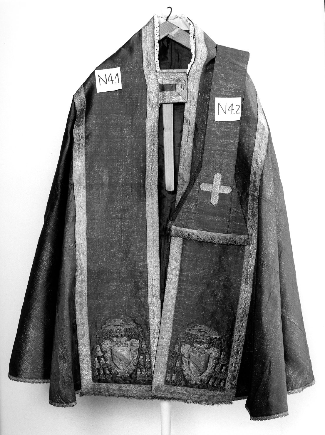 piviale, elemento d'insieme - manifattura veneta (sec. XIX)