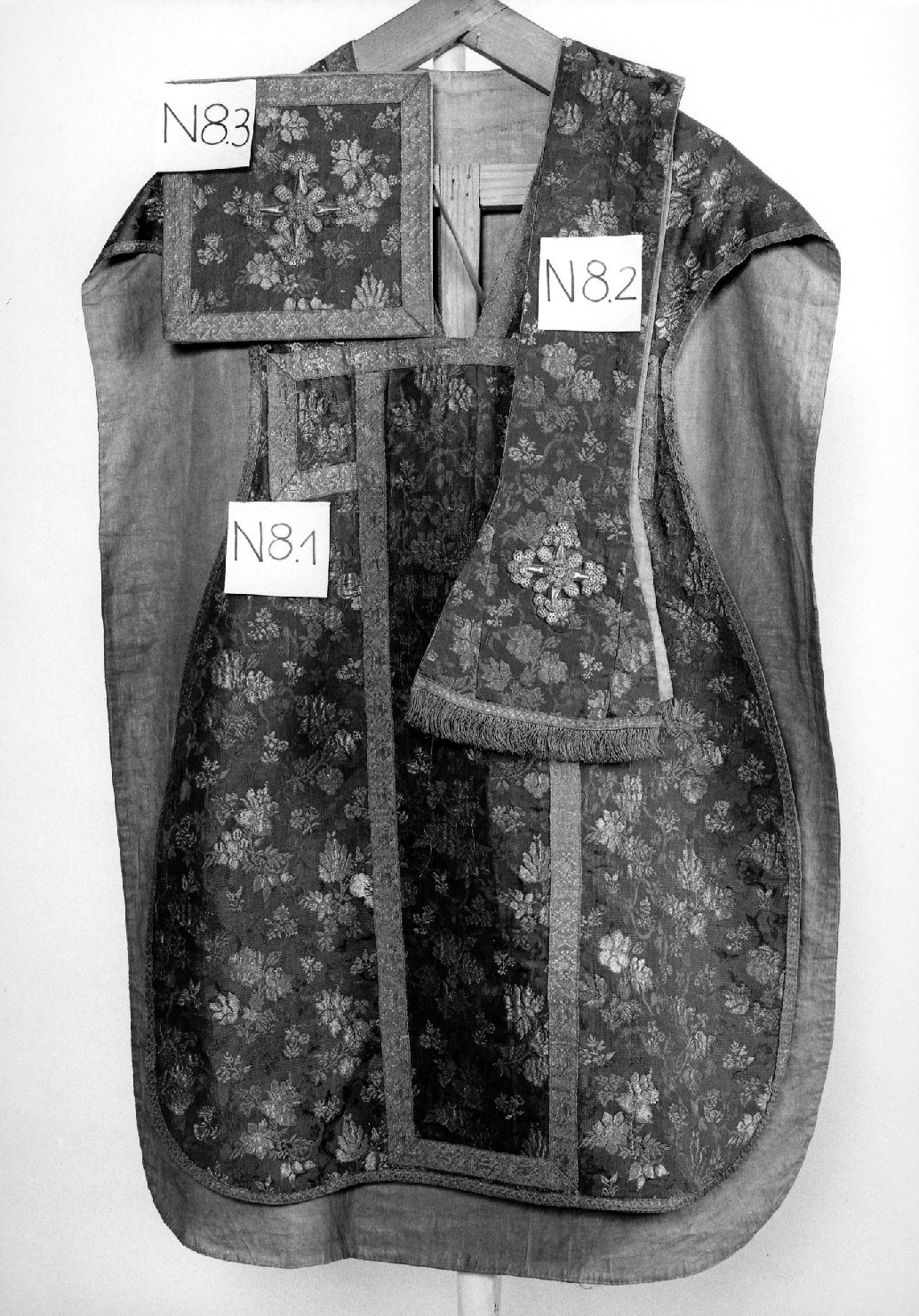 stola, elemento d'insieme - manifattura veneta (sec. XVIII)