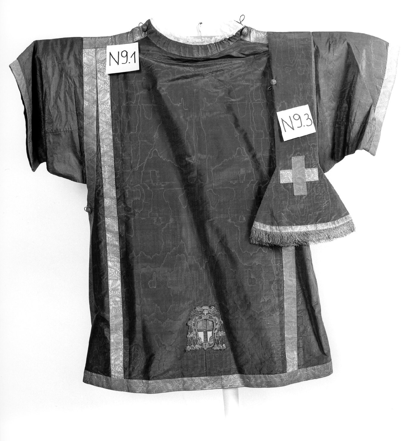 tunicella, elemento d'insieme - manifattura veneta (sec. XIX)