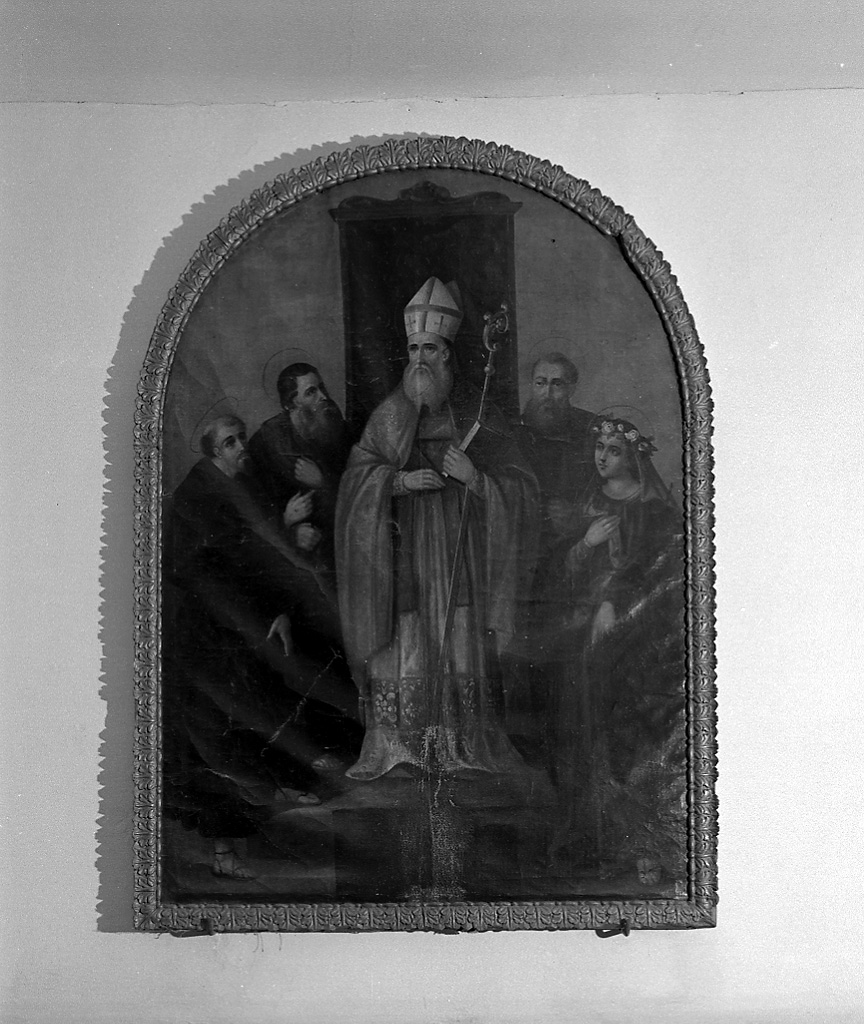 San Magno e quattro santi (dipinto) - ambito veneto (sec. XIX)