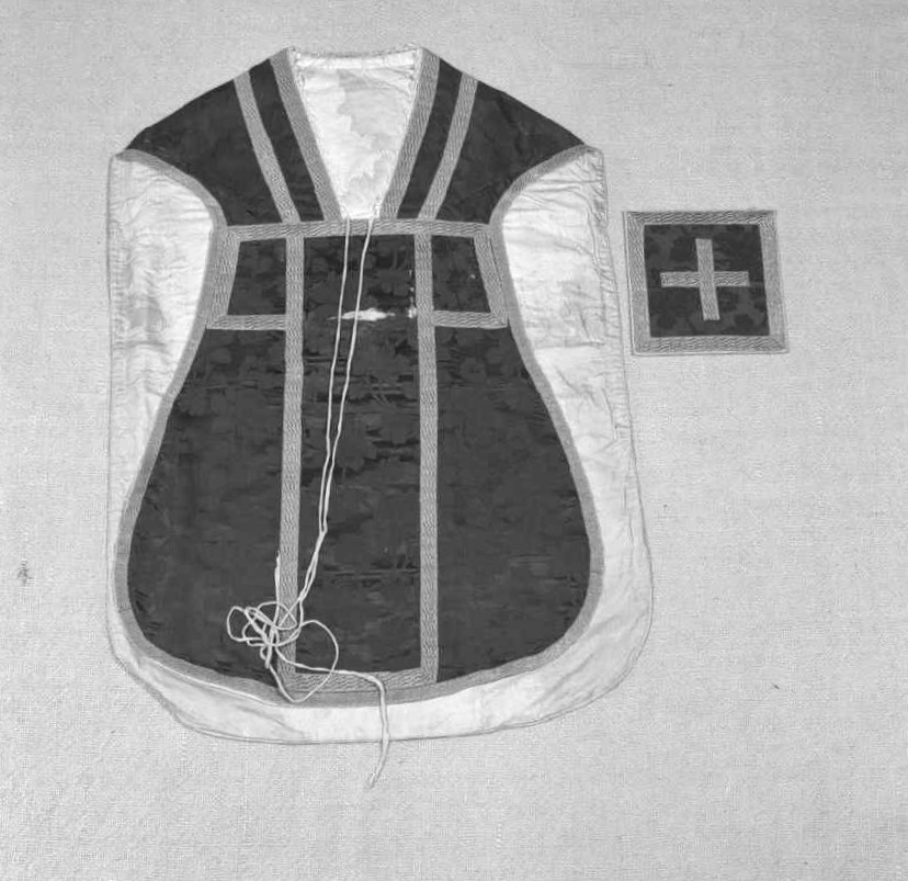 paramento liturgico, insieme - manifattura italiana (seconda metà sec. XIX)