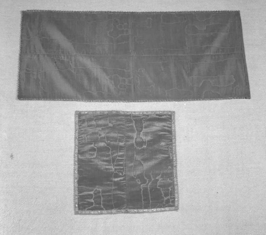 paramento liturgico, insieme - manifattura italiana (seconda metà sec. XIX)